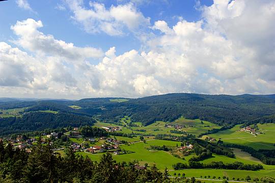 Kadernberg Aussichtsturm Schönberg Bayerischer Wald