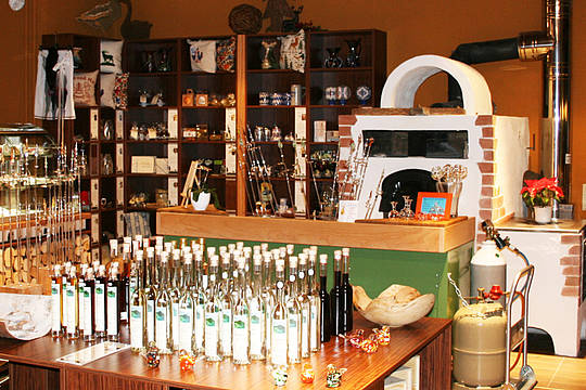 Waldmanufakturen-Laden in der Grenzglashütte Bayerisch Eisenstein