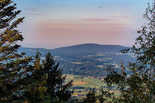Ausblick vom Hessenstein Bayerischer Wald