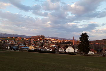 Blick auf die Gemeinde St. Oswald-Riedlhütte
