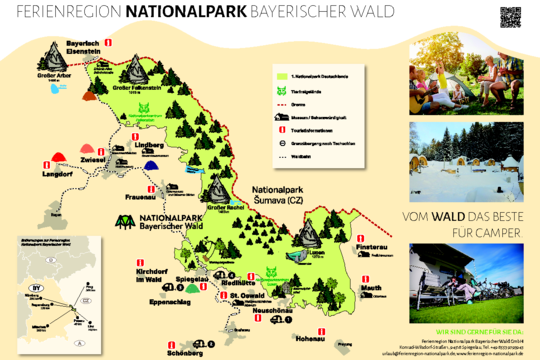 FNBW Campingkarte Bayerischer Wald