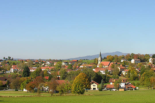 Ortsansicht Neuschönau in Niederbayern