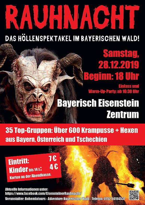 Plakat Eisensteiner Rauhnacht 2019