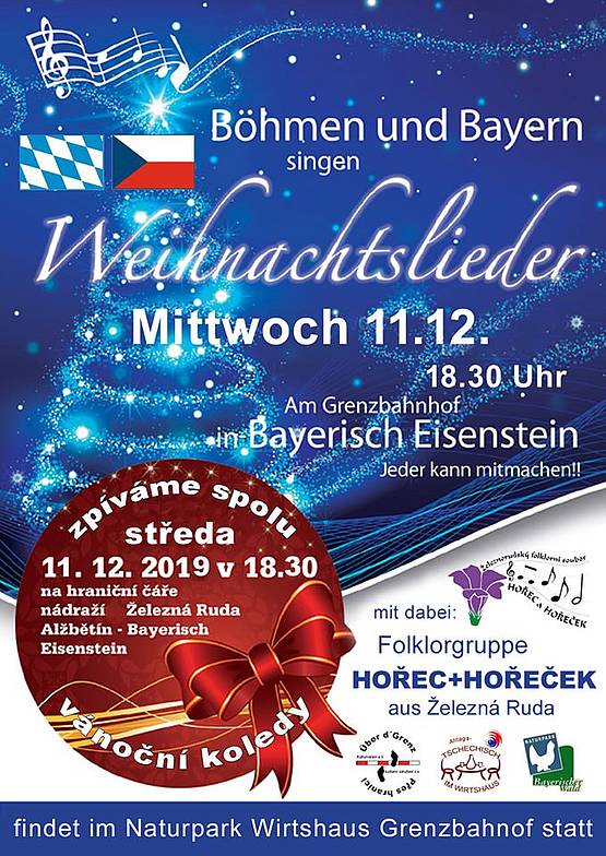 Plakat Bayern & Böhmen singen Weihnachtslieder