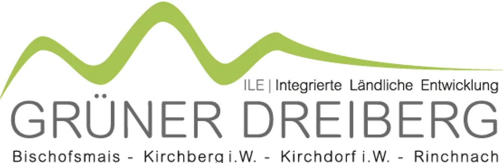 Logo der Integrierten Ländlichen Entwicklung "Grüner Dreiberg" Logo ILE Grüner Dreiberg