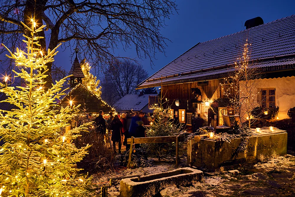 Dorfweihnacht Lindberg am Bauernhausmuseum