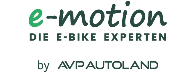 E-Bike Experten by AVP-Autoland: Innovative Lösungen für umweltfreundliche Mobilität Logo e-motion