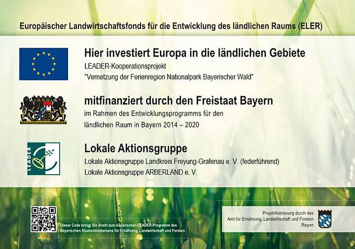 Deklaration zum Leader-Projekt zur Weiterentwicklung im Bayerischen Wald Leader-Hinweis